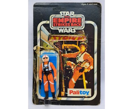 Palitoy Star Wars vintage Luke Skywalker ESB 30 back - badly resealed unpunched cardback. Bubble is clear. Figure is excellen