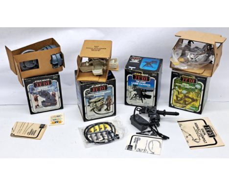 Kenner Star Wars vintage mini rigs complete in boxes Tripod laser cannon (no further packaging), Radar Laser Cannon, Vehicle 