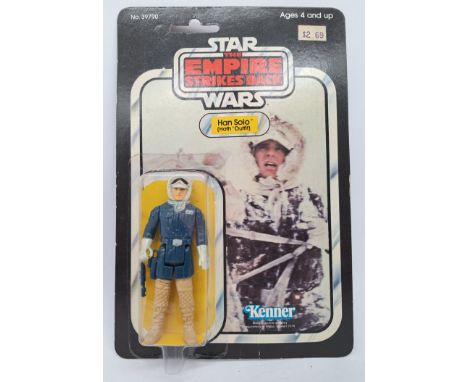 Kenner Star Wars vintage Han Solo (Hoth Outfit) ESB 31A Clear bubble, card damage on reverse near punch hole.&nbsp; Condition
