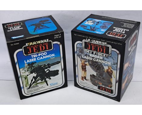 Kenner / Palitoy Star Wars vintage sealed mini-rigs ROTJ Tri-Pod Laser Cannon &amp; Radar Laser Cannon. Condition Good plus t