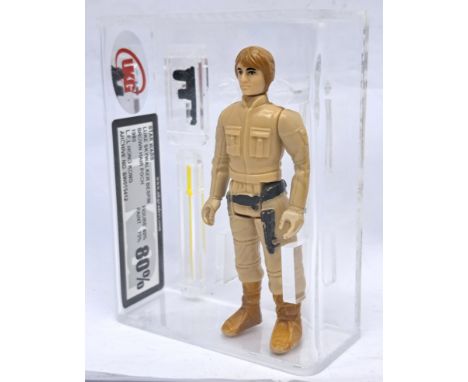 POCH Star Wars vintage Luke Skywalker Bespin (Brown Hair) UKGraded 80% F80% P75%