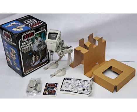 Palitoy Star Wars vintage boxed Scout Walker Vehicle AT-ST - ROTJ B unused contents with brochure, packaging condition fair t