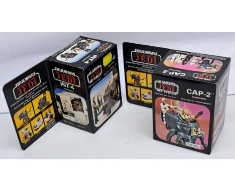Kenner / Palitoy Star Wars vintage sealed mini-rigs CAP-2 Captivator &amp; INT-4. Packaging condition good plus to excellent.