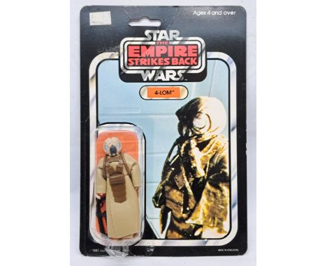 Palitoy Star Wars vintage 4-LOM ESB 45B clear bubble dented stem on good to excellent cardback