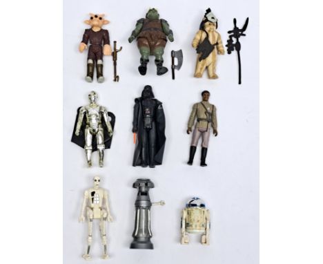 Kenner Star Wars Vintage Loose 3 3/4" Action Figures, all complete apart from Lando Calrissian, Good. See photo.&nbsp;