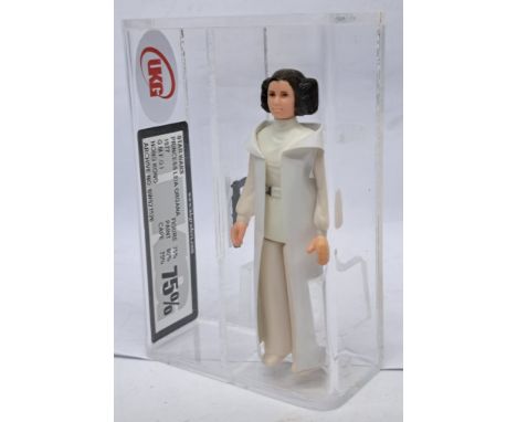 Kenner Star Wars vintage Princess Leia Organa UKG Graded 75% Figure 75% Paint 80% Cape 75%
