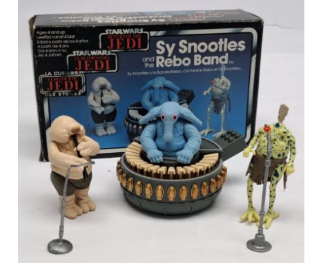 Palitoy Star Wars vintage Return of the Jedi Tri-logo Sy Snootles and the Rebo Band, Good Plus, Complete, within Good Plus op