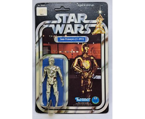 Kenner Star Wars vintage See-Threepio 12B clear bubble (light scratch) on unpunched good to good plus cardback (scratch on ba