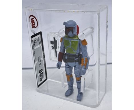 Kenner Star Wars vintage Boba Fett 3 3/4" figure UKG Graded 85%, Figure 85%, Paint 85%.