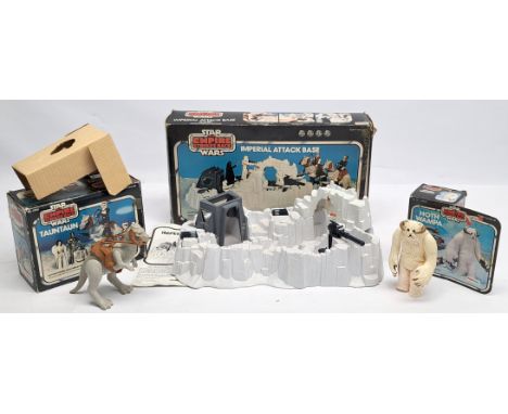 Palitoy Star Wars vintage The Empire Strikes Back Imperial Attack Base, Tauntaun and Hoth Wompa, Good to Good Plus, Imperial 