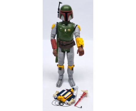 Kenner Star Wars Vintage Boba Fett 12" figure, Good Plus, Incomplete (Missing weapon and Wookie braid). See photo.&nbsp;