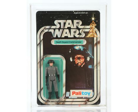Palitoy Star Wars vintage Death Squad Commander 12B AFA Graded 85NM+ Unpunched C85 B85 F85