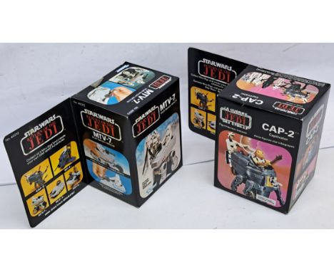 Kenner / Palitoy Star Wars vintage sealed mini-rigs MTV-7 &amp; CAP-2 Captivator. Packaging condition good to good plus (ligh