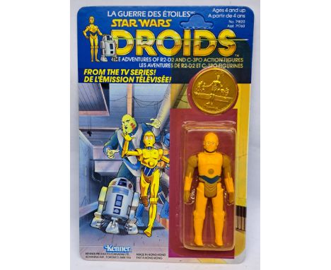 Kenner (Canada) Star Wars See-Threepio Droids TV Series 12Back yellow bubble on unpunched excellent to excellent plus cardbac