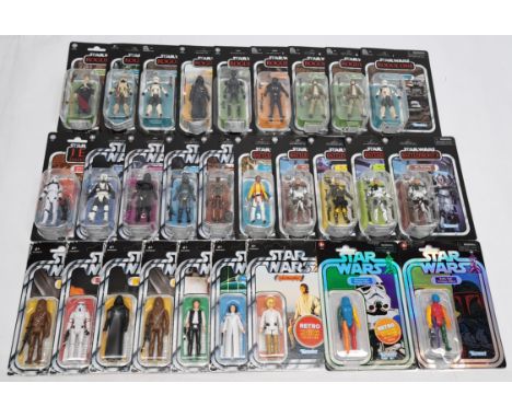 Hasbro Star Wars The Vintage &amp; Retro Collection 3 3/4" Action figures x28, to include Rogue One, Gaming Greats, and other