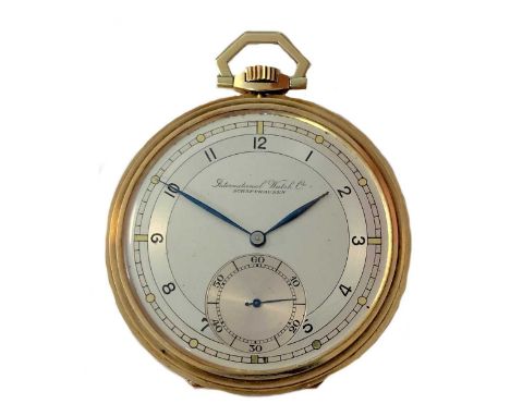 circa 1935, the signed silvered dial, 42mm diameter, with black Arabic numerals, blued feuille hands, subsidiary seconds regi