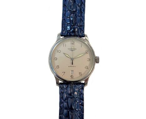 circa 2005, model L2.619.4, the signed circular silvered dial, 33mm diameter, with silver coloured Arabic numerals, luminous 
