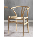 Hansel Wooden Natural Weave Dining Chair, Natural Colour Frame. - R13.16. RRP £169.99. Featuring the