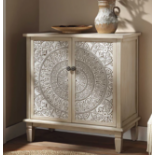 Chantilly Whitewashed Carved Small Sideboard. - R13.14. RRP £329.99. Our Chantilly small sideboard