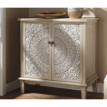 Chantilly Whitewashed Carved Small Sideboard. - R13.16. RRP £329.99. Our Chantilly small sideboard