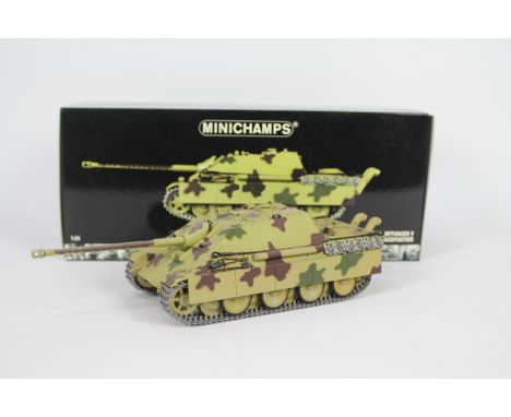 Minichamps - A boxed Minichamps 1:35 scale #350 019022 Panzerkampfwagen V Jagdpanther - Schwere Heeres Panzer Jagdabeilung 55