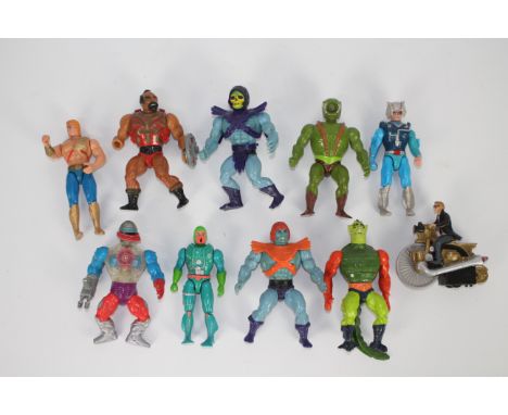 Mattel - He-Man - A collection of vintage He-Man action figures including Faker, Skeletor, Hydron, Kobra Kahn and others. The