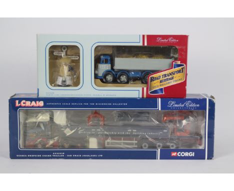 Corgi - A pair of boxed Corgi Limited Edition 1:50 scale diecast model trucks. Lot consists of Corg 'Road Transport Heritage'