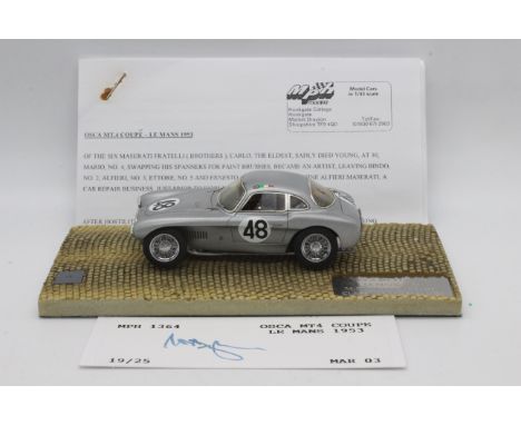 MPH Models, Tim Dyke - A boxed MPH Models #1364 OSCA MT4 Coupe Le Mans 1953 M.Damonte / 'Helde' Class Winners. The model was 