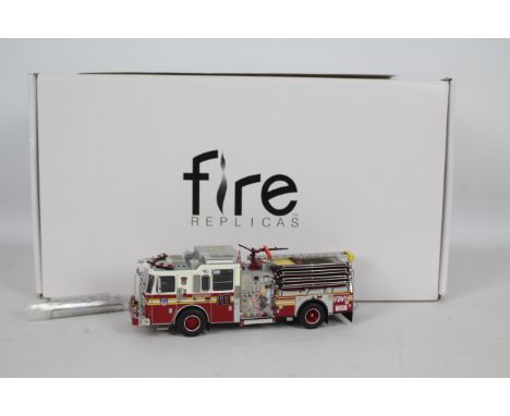 Fire Replicas - A boxed limited edition Seagrave Attacker HD high pressure pumper Engine number 10 in FDNY livery in 1:50 sca