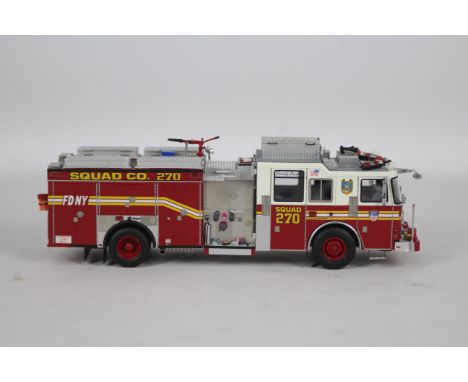 Fire Replicas - An unboxed limited edition FDNY Seagrave Attacker HD Squad 270 models in 1:50 scale # FR027-270. This is one 