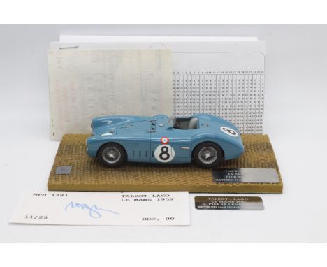 MPH Models, Tim Dyke - A boxed MPH Models #1281 Talbot - Lago Le Mans 1952 Pierre Levegh Retired 23rd Hour - Engine. This att