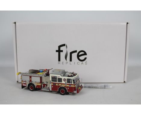 Fire Replicas - A boxed limited edition Seagrave Attacker HD high pressure pumper Engine number 34 in FDNY livery in 1:50 sca