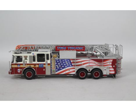 Fire Replicas - An unboxed limited edition Ferrara Rear Mount Ladder in FDNY Manhattan Liberty Street Ten Truck livery # FR01