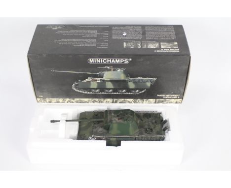 Minichamps - A boxed Minichamps 1:35 scale #3500190001 Panzerkampfwagen V Panther Ausf.G. The model appears to be in Excellen