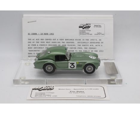 MPH Models, Tim Dyke - A boxed MPH Models #1154 AC Cobra Le Mans 1963 N.Sanderson / P.Bolton 7th Overall &amp; Class Winner. 