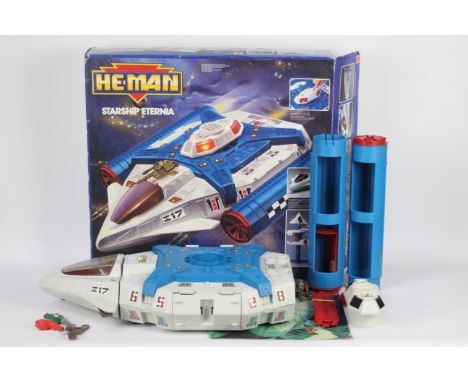 Mattel - He-Man - A boxed 1989 He-Man Starship Eternia # 2133. This rare set which transforms into 12 action modes shows some