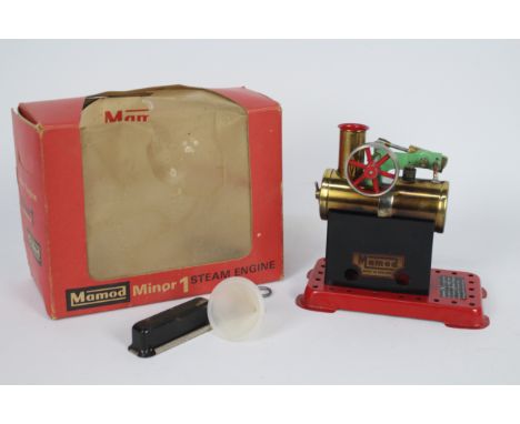 Mamod - A boxed Mamod Minor 1 static steam engine. Model appears to be in Good - Good Plus condition with some signs of use a