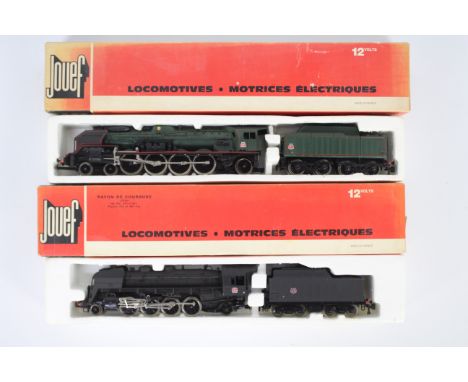 Jouef - Two boxed HO gauge steam locomotives by Jouef. Lot includes Jouef #8271 Class 141R 4-82 steam locomotive and tender O