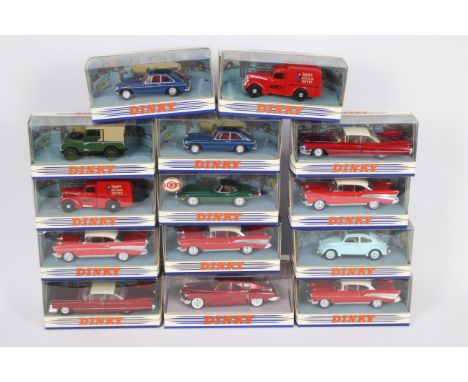 Matchbox Dinky - 14 boxed Matchbox Dinky diecast vehicles. Lot includes DY6 1951 Volkswagen; DY3 MGB GT 1965; DY11 1948 Tucke