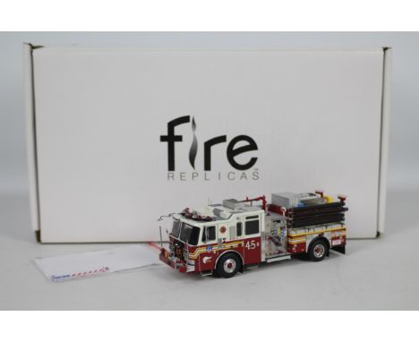 Fire Replicas - A boxed limited edition KME Severe Service Pumper Engine number 45 in FDNY livery in 1:50 scale. # FR029-45. 