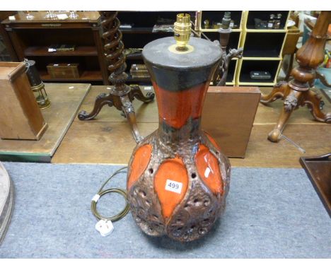 A large W.German fat lava lamp