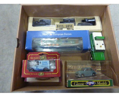 A small collection of toy cars including Days Gone, Corgi and others