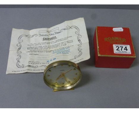 Vintage Roamer Alarm Clock in Original Box