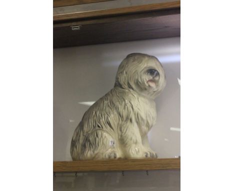 Large Ceramic Model of a Sheepdog 