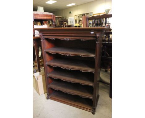 Mahogany Hanging Shelf / Bookcase