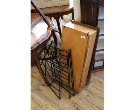 A 1960's Ladderax style two drawer unit with shelf (as found)