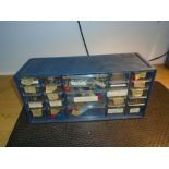 86 Pcs. Of New End Mills Sizes From 1/8” To ¾” With Cabinet