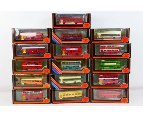 EFE - 16 x boxed bus models in 1:76 scale including #14601 Leyland National Ribble, #17202 Mk1 Leyland National Long I Door T