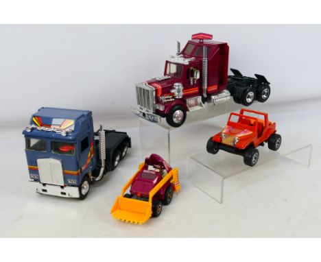 Kenner - Mask - A group of unboxed models Rhino, Bulldoze, Gator and Vandal. They show some signs of use and may have some mi