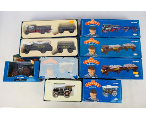 Corgi - 6 x Dibnah's Choice diecast vehicles to include 2 x CC20001 Sentinel Dropside waggon , Trailer & Load - Tarmac, 2 x #